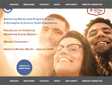Tablet Screenshot of camentoringpartnership.org
